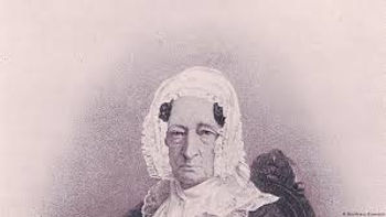 Srar Itzig Levy age about 60, was Mendelsson great aunt. She played harpsichord and encouraged music salons in Berlin. Her sister, also a music lover and Mendelssohns' grandmother gave Felix Bach's Saint Matthew Passion manuscript. With that gift, he revived Bach's reputation