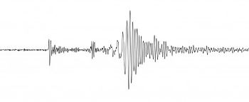 An Oscilloscope showing a shockwave from an earthquake.