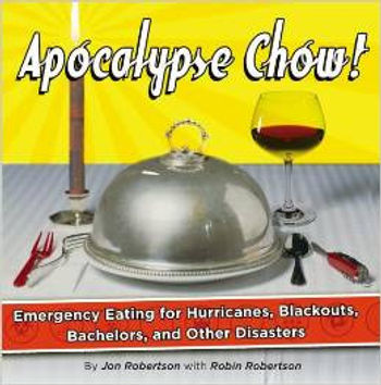 Book cover for Apolcalypse Chow, by Jon Robertson